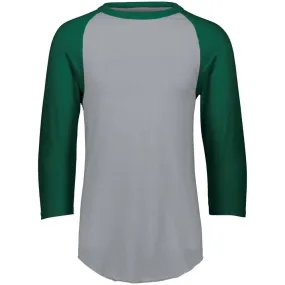 3-4 Sleeve Retro 2.0 Baseball Jersey Grey-Forest