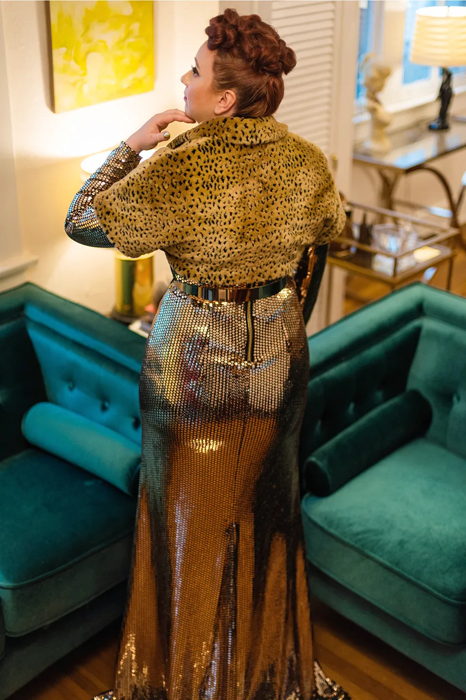 Anita Bolero in Leopard