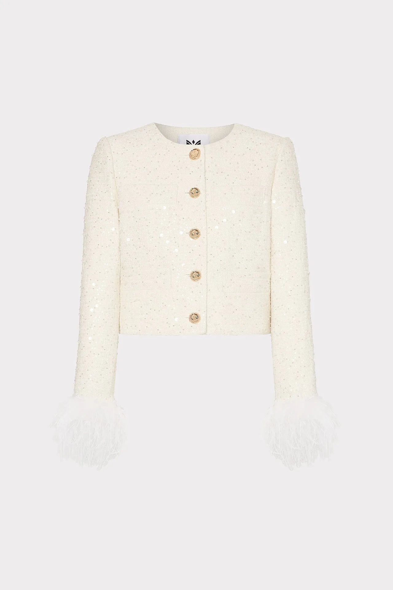 Aya Beaded Tweed Jacket