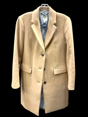 Coat Peacoat By J. Crew In Tan, Size: 2