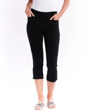 Crop Bengaline Pant - Black