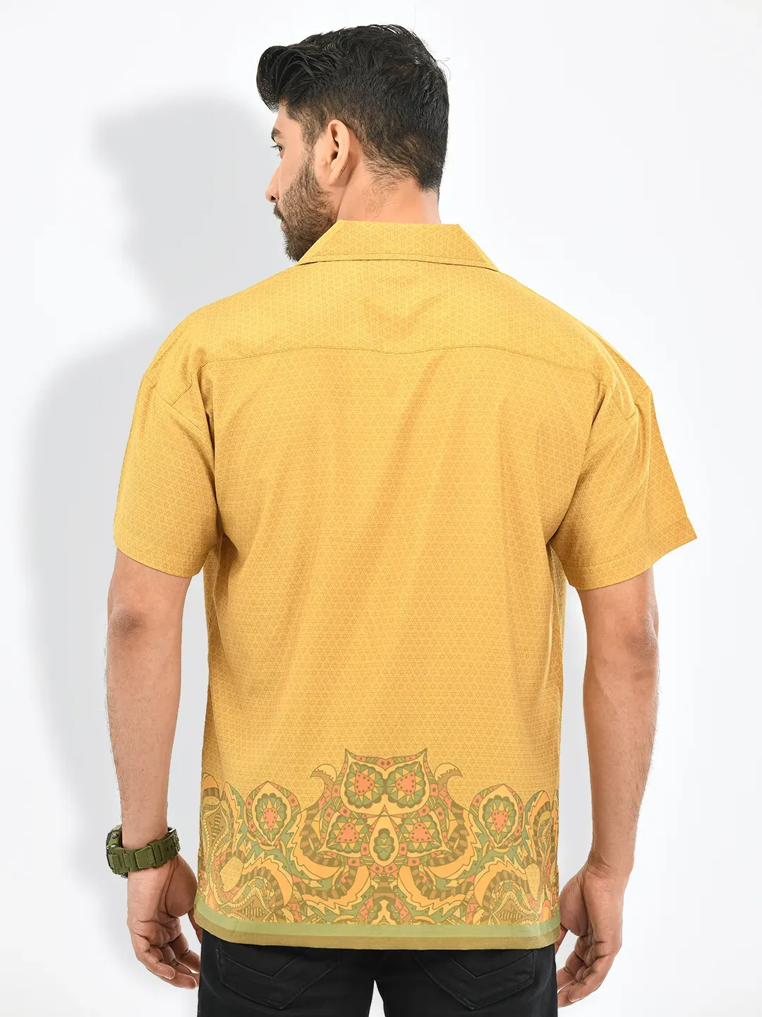 Fiesta Mustard Printed Shirt