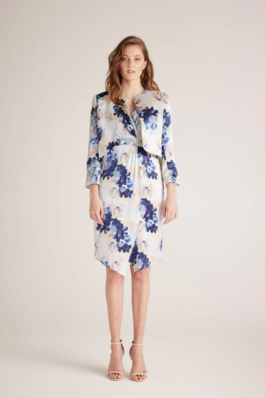 Whitney Jacket - Floral Blues