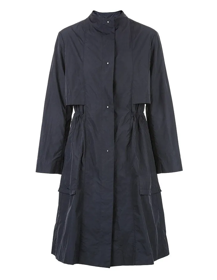 Women's Spring/Autumn Nylon Long Trench Coat